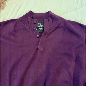 Jos. A. Bank Signature Collection 100% Pima Cotton Henley Sweater – XL